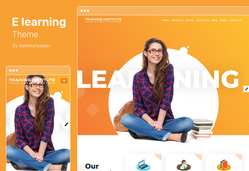 E learning Theme - Tema WordPress pentru Institutul de Formare Educație