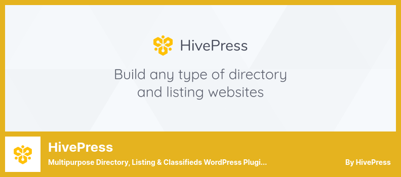 Plugin HivePress - Annuaire polyvalent, liste et petites annonces WordPress Plugin