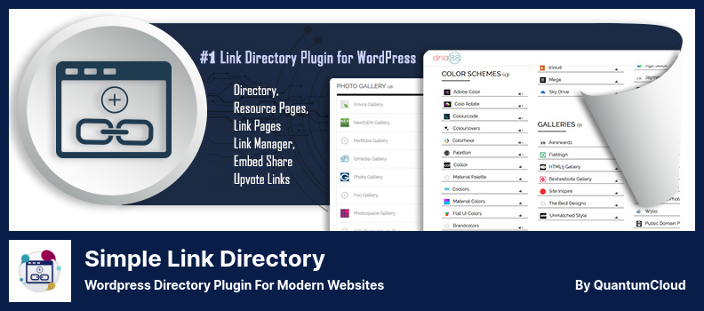 Plugin d'annuaire de liens simples - Plugin d'annuaire WordPress pour les sites Web modernes
