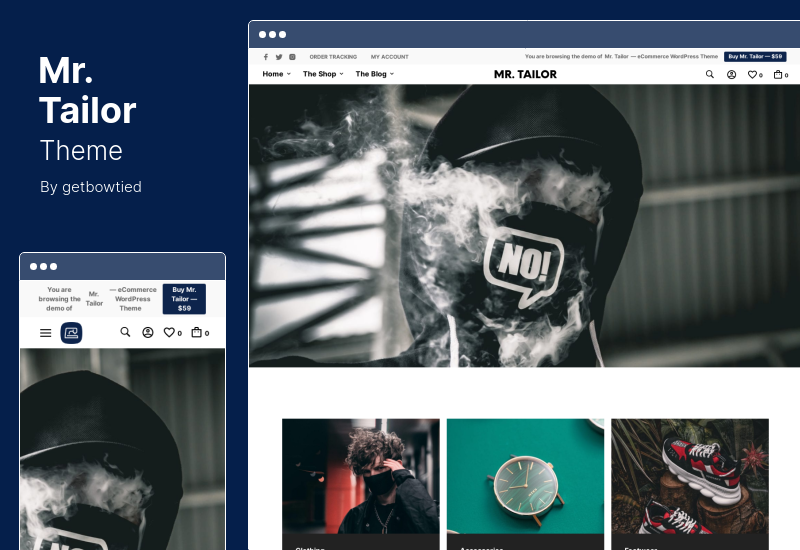 Bay Terzi Teması - WooCommerce için e-Ticaret WordPress Teması