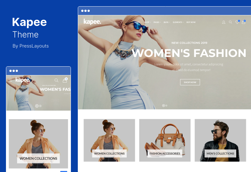 Kapee Teması - Modern Çok Amaçlı WooCommerce Teması