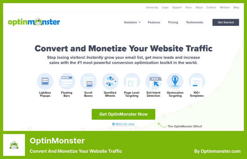 OptinMonster 플러그인 - 웹사이트 트래픽 변환 및 수익화