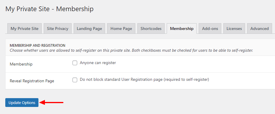 Una guida perspicace su come rendere privato un sito Web WordPress 6 Manage Membership Security