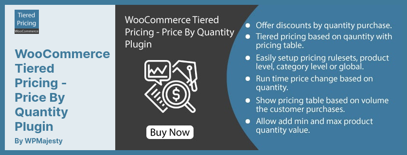 Многоуровневое ценообразование WooCommerce — плагин «Цена по количеству» — позволяет продавцам предоставлять скидки на товары