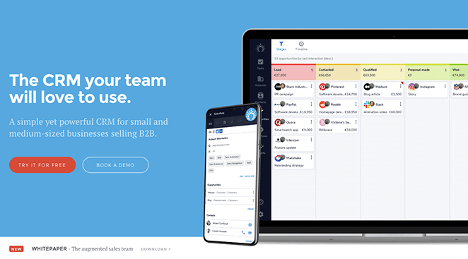 salesflare-crm - SeedProd Salesflare best CRM for sales