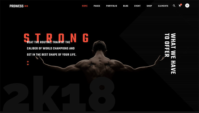 9 migliori temi WordPress per attrezzature per fitness e sport 2022 8 prowess theme 31