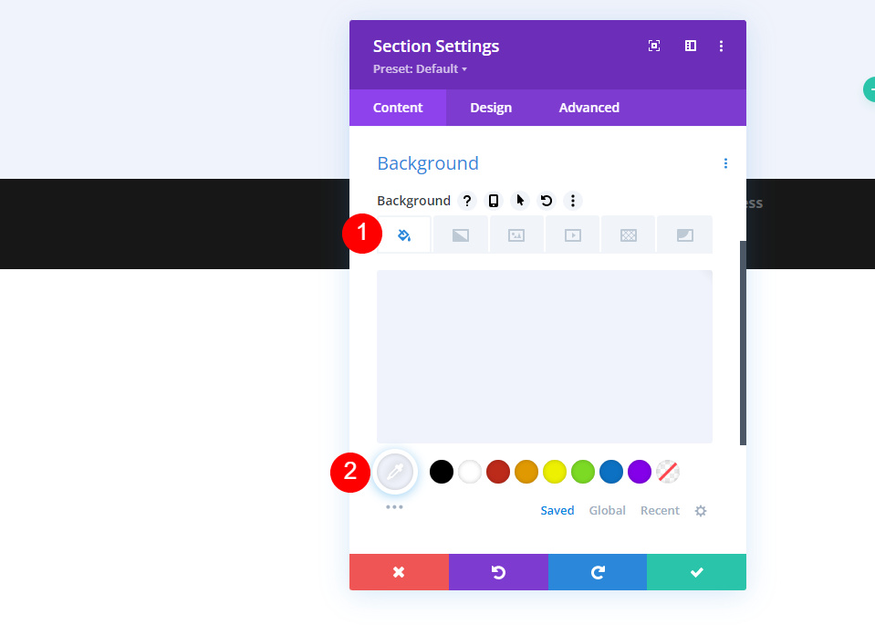 Crea il layout