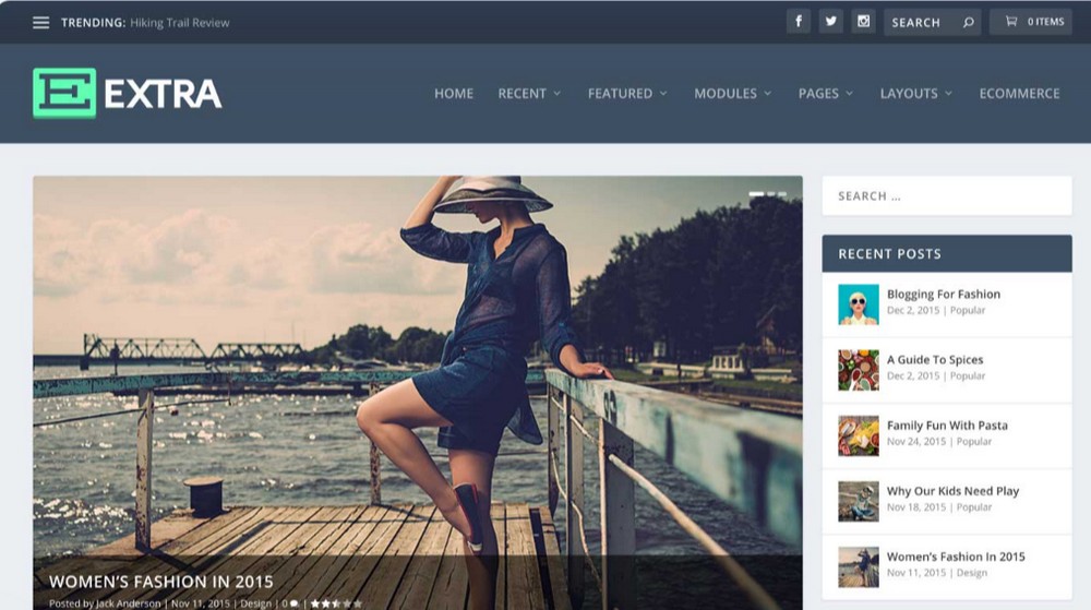 Revista de modă suplimentară tema WordPress