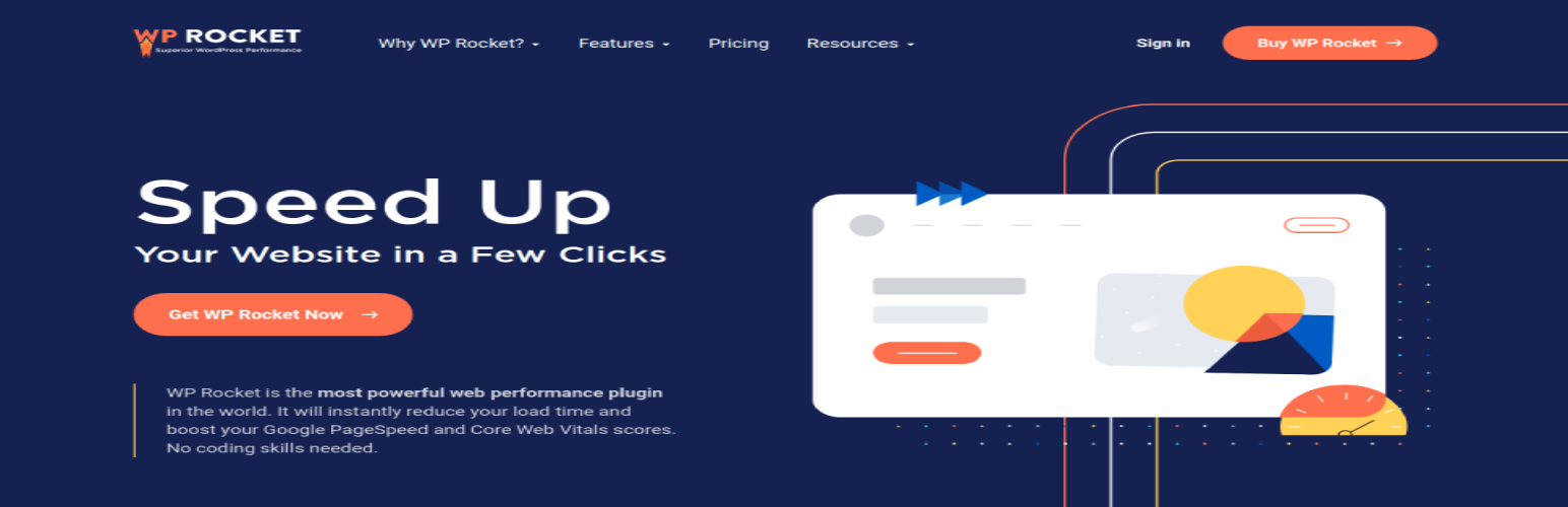 WP Rocket - ปลั๊กอินแคช WordPress ที่ดีที่สุด