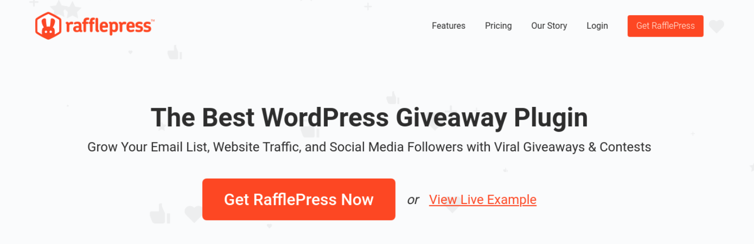 RafflePress - ปลั๊กอินแจกฟรี WordPress ที่ดีที่สุด