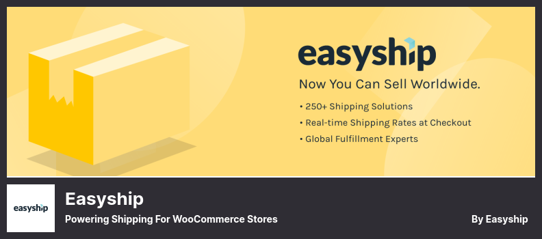 ปลั๊กอิน Easyship - ขับเคลื่อนการจัดส่งสำหรับร้านค้า WooCommerce