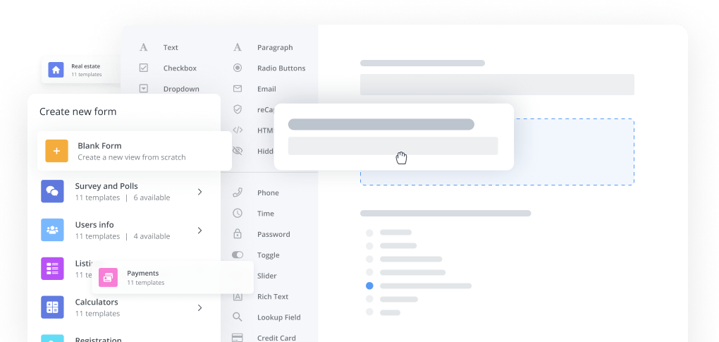 Pembuat drag-and-drop Formidable Forms membuat segalanya menjadi sederhana bagi pengguna.