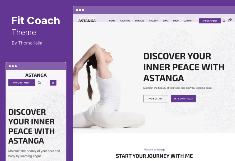 Tema Fit Coach - Tema de WordPress para salud, yoga y estilo de vida