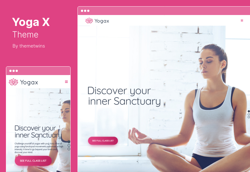 Tema Yoga X - Tema creativo de WordPress