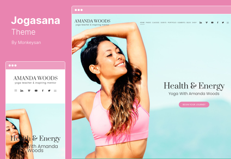 Tema Jogasana - Tema de WordPress orientado al yoga