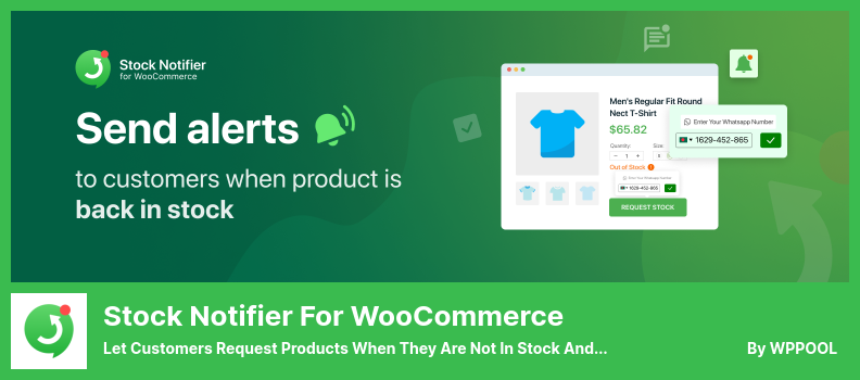 Плагин Stock Notifier для WooCommerce — пусть клиенты запрашивают товары, когда их нет на складе, и уведомляют их через WhatsApp