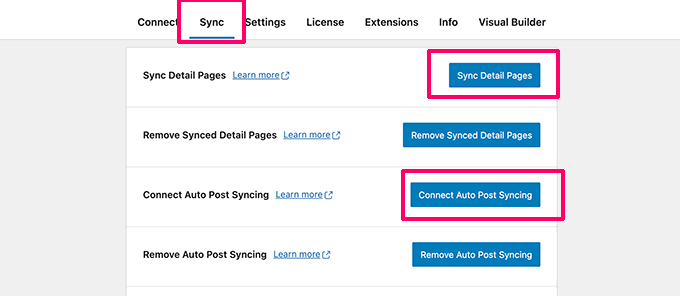 同步产品 Sync products
