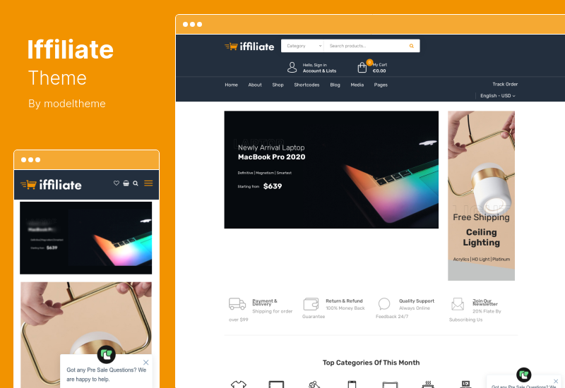 Iffiliate 主题 - 亚马逊附属 WooCommerce 主题