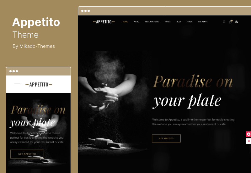 Appetito 主题 - 快餐餐厅和咖啡馆 WordPress 主题