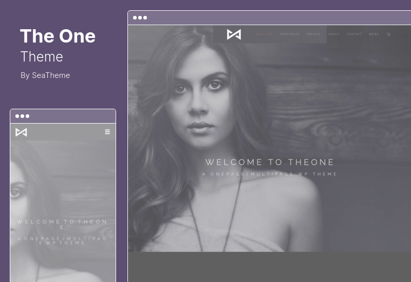 TheOne テーマ - Parallax Onepage WordPress テーマ