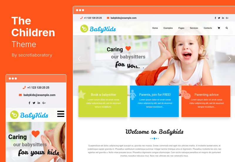 Tema Copiilor - Tema WordPress pentru grădiniță și babysitter