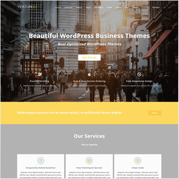 Cele mai bune 9 teme WordPress pentru compania IT 2022 4 featured theme 22