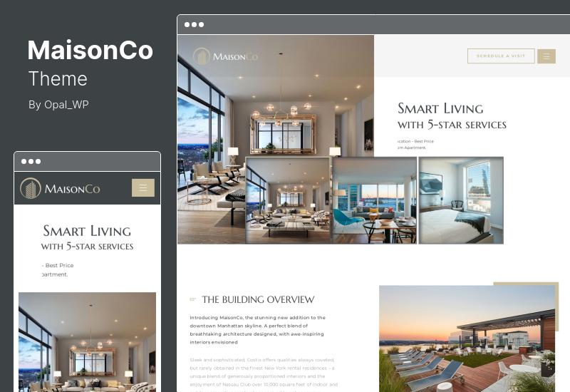 MaisonCo Teması - Tek Mülk WordPress Teması