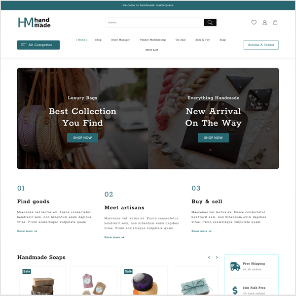 7 cele mai bune teme WordPress pentru site-uri web Craft și Handmade 1 craft and handmade 22