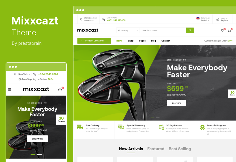 Tema Mixxcazt - Tema WooCommerce creativo multiuso