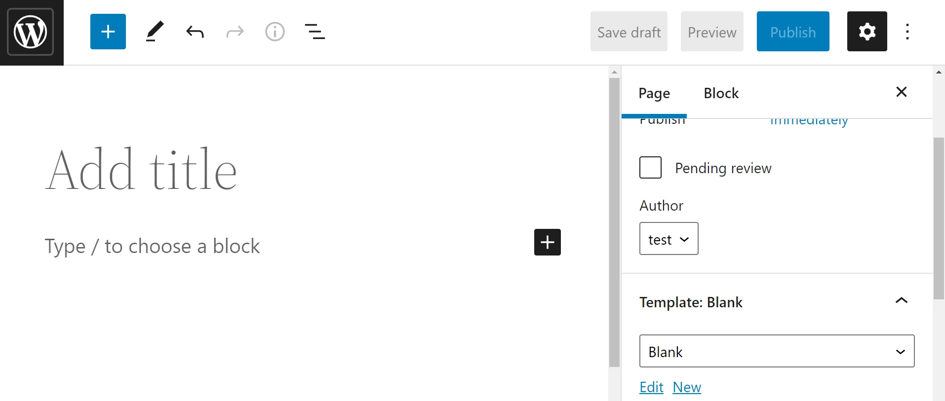 Создание нового шаблона в WordPress.