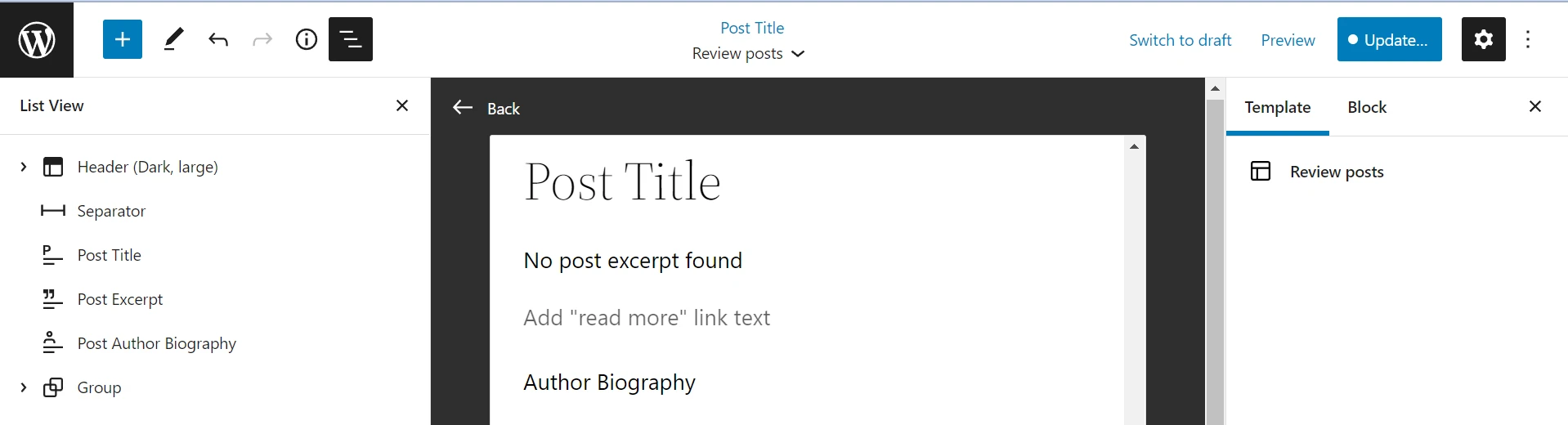 Пользовательский шаблон в WordPress