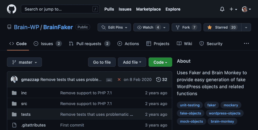 Brain Faker на GitHub.