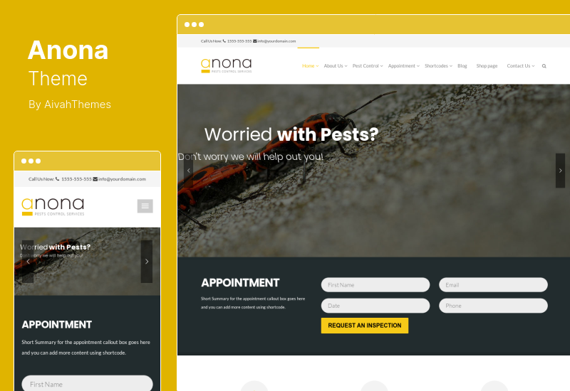 Tema Anona - Tema WordPress Pengendalian Hama