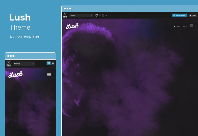 Tema Lush - Band Musik & Tema WordPress Musisi
