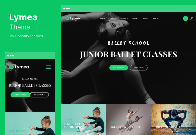 Lymea Theme - Tema WordPress Sekolah Seni & Musik
