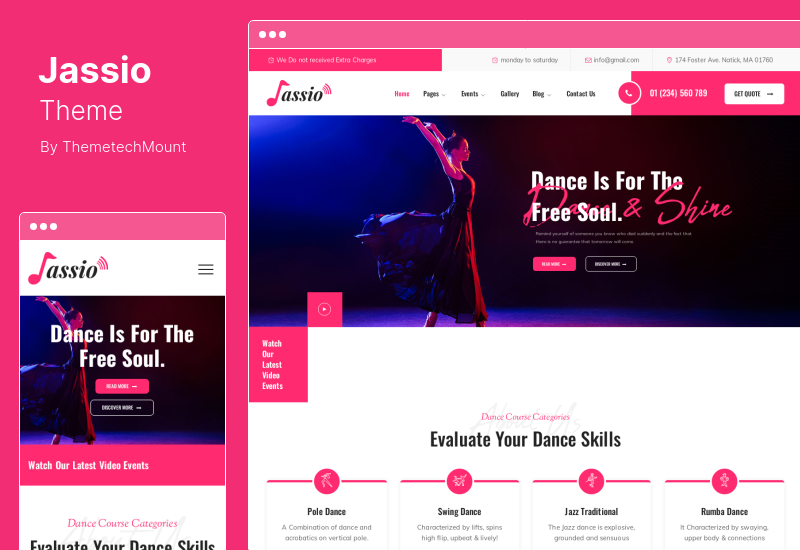 Tema Jassio - Tema WordPress Musik
