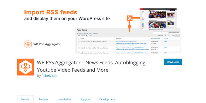 WP-RSS-Agregator