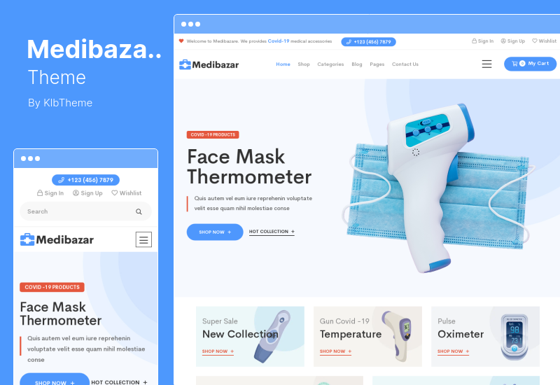 Medibazar 主题 - 医疗 WooCommerce 主题