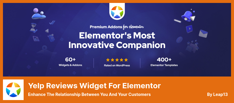 Elementor 插件的 Yelp 评论小部件 - 增强您与客户之间的关系