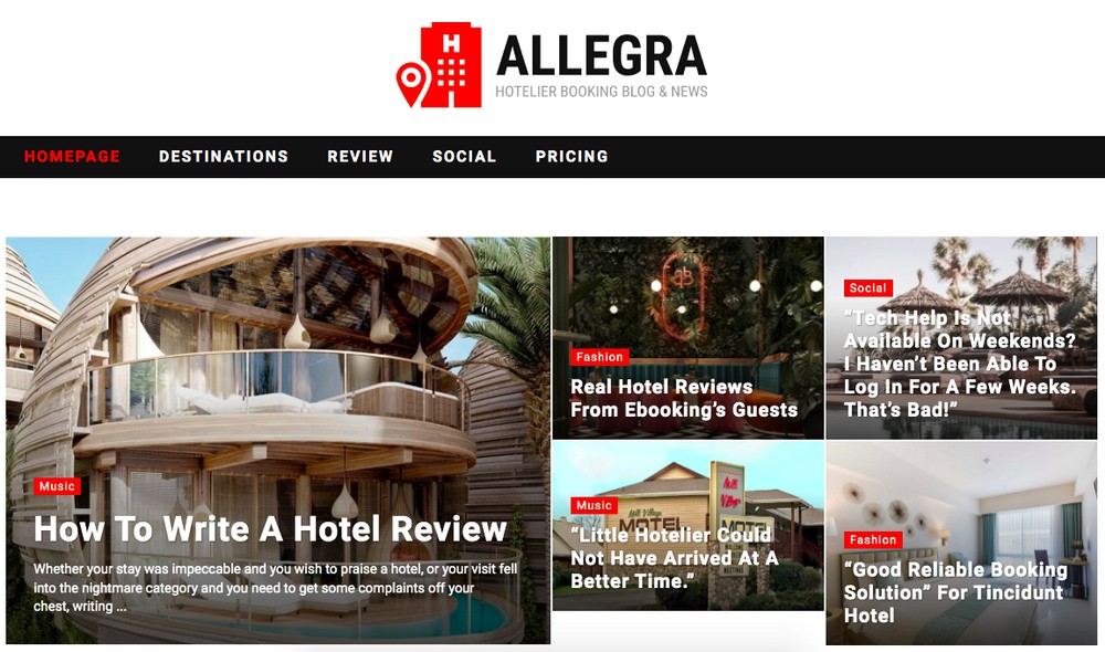 Allegra WordPress 主题