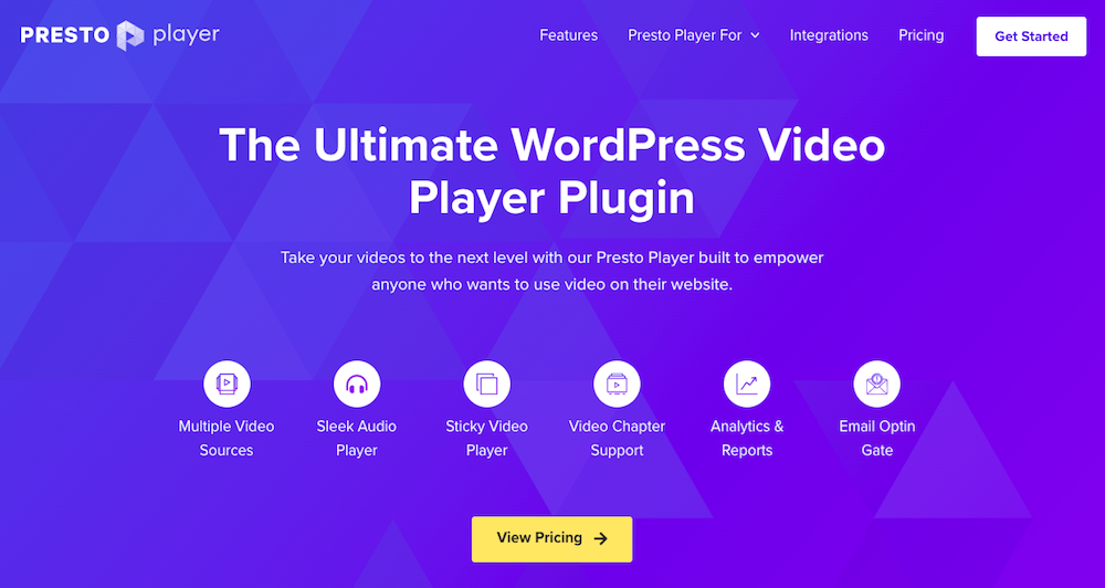 Presto 播放器、视频播放器 WordPress 插件
