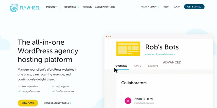 Маховик быстрый WordPress хостинг 1