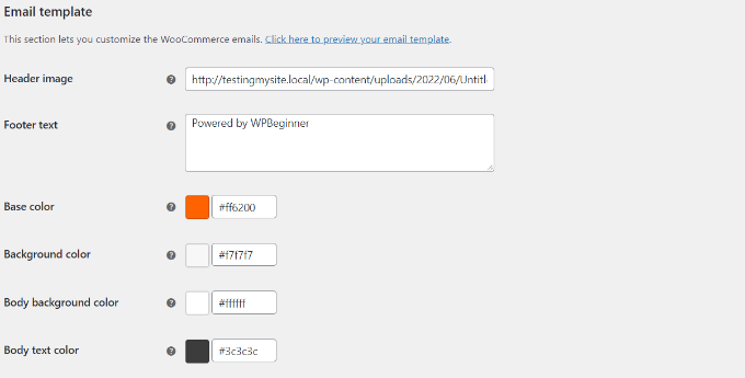 تحرير قالب البريد الإلكتروني في WooCommerce Edit email template in WooCommerce