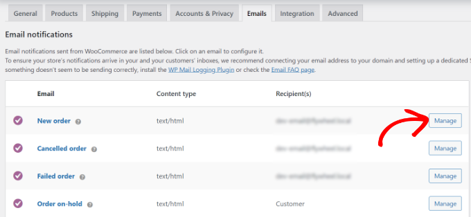 إدارة رسائل بريد إلكتروني محددة Manage specific emails