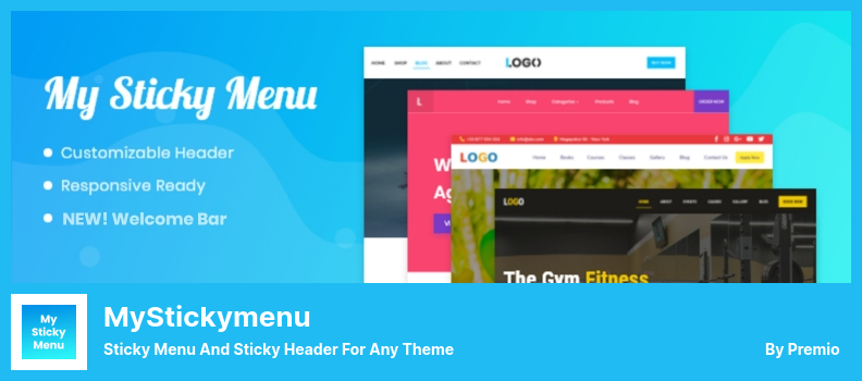 البرنامج المساعد myStickymenu - قائمة ثابتة ورأس مثبت لأي موضوع
