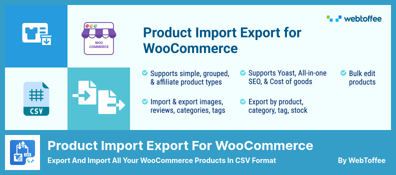 Plugin Ekspor Impor Produk - Ekspor dan Impor Semua Produk WooCommerce Anda dalam Format CSV