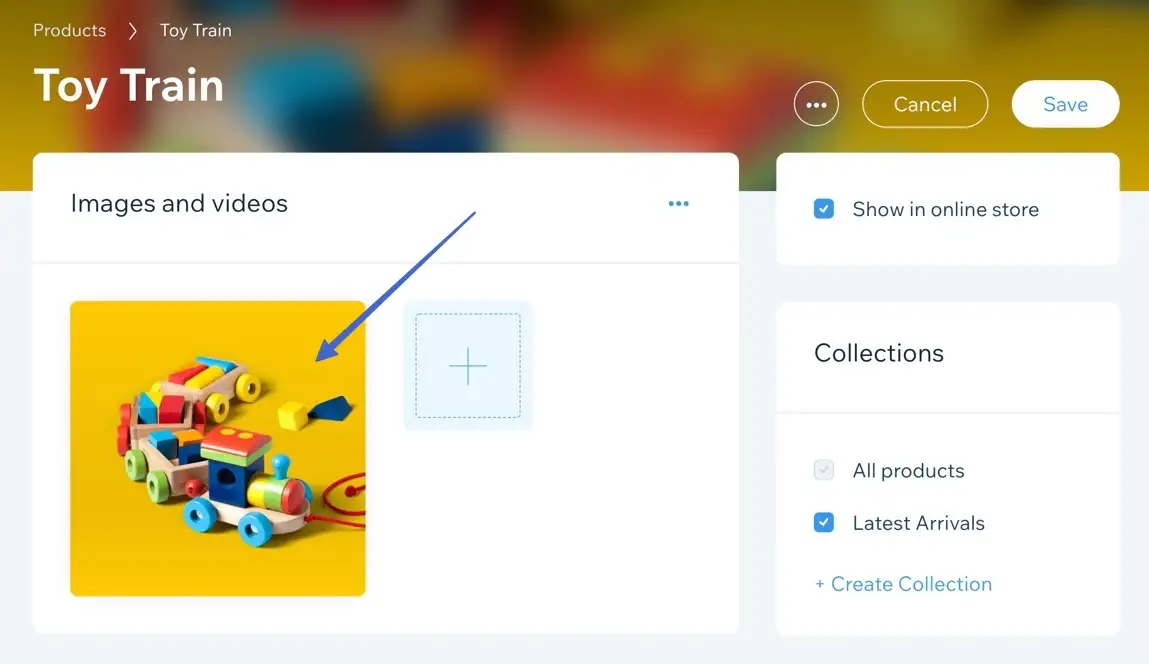 Wix mağazasına ürün fotoğrafları ekleyin