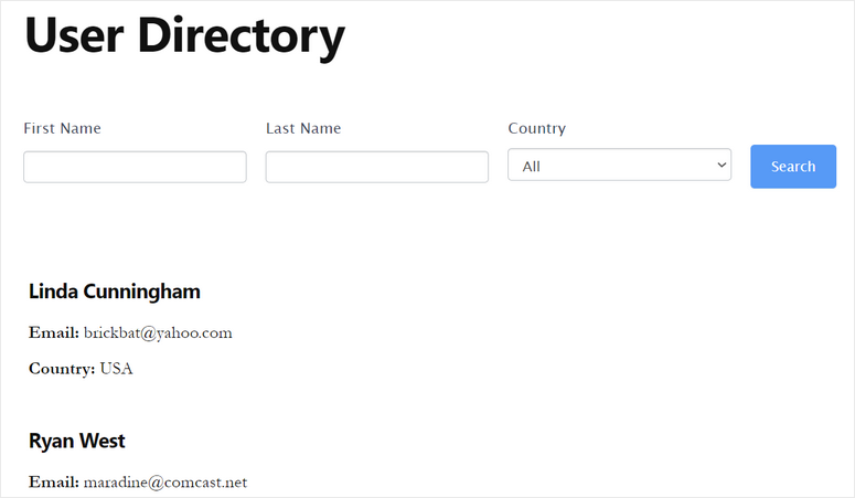 página de búsqueda de usuario - IsItWP - Detector de temas gratuito de WordPress user search page