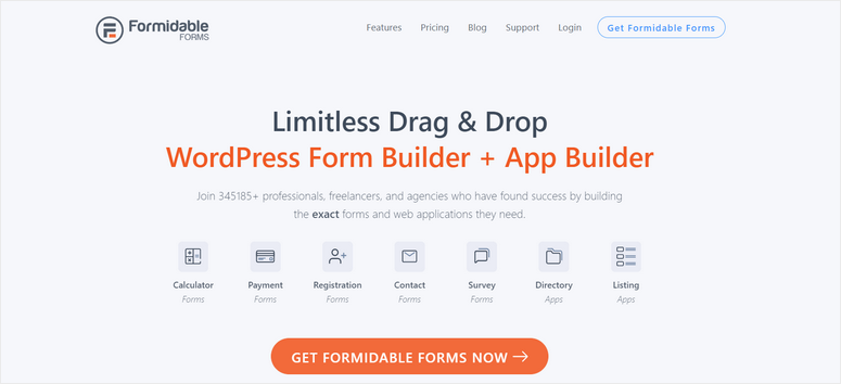 Formidable Forms - IsItWP - Detector de temas de WordPress gratuito formidable-forms