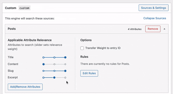 controles deslizantes de atributos en searchwp - IsItWP - Detector de temas gratuito de WordPress attribute sliders in searchwp